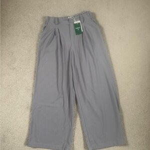 Halara gray wide leg pants